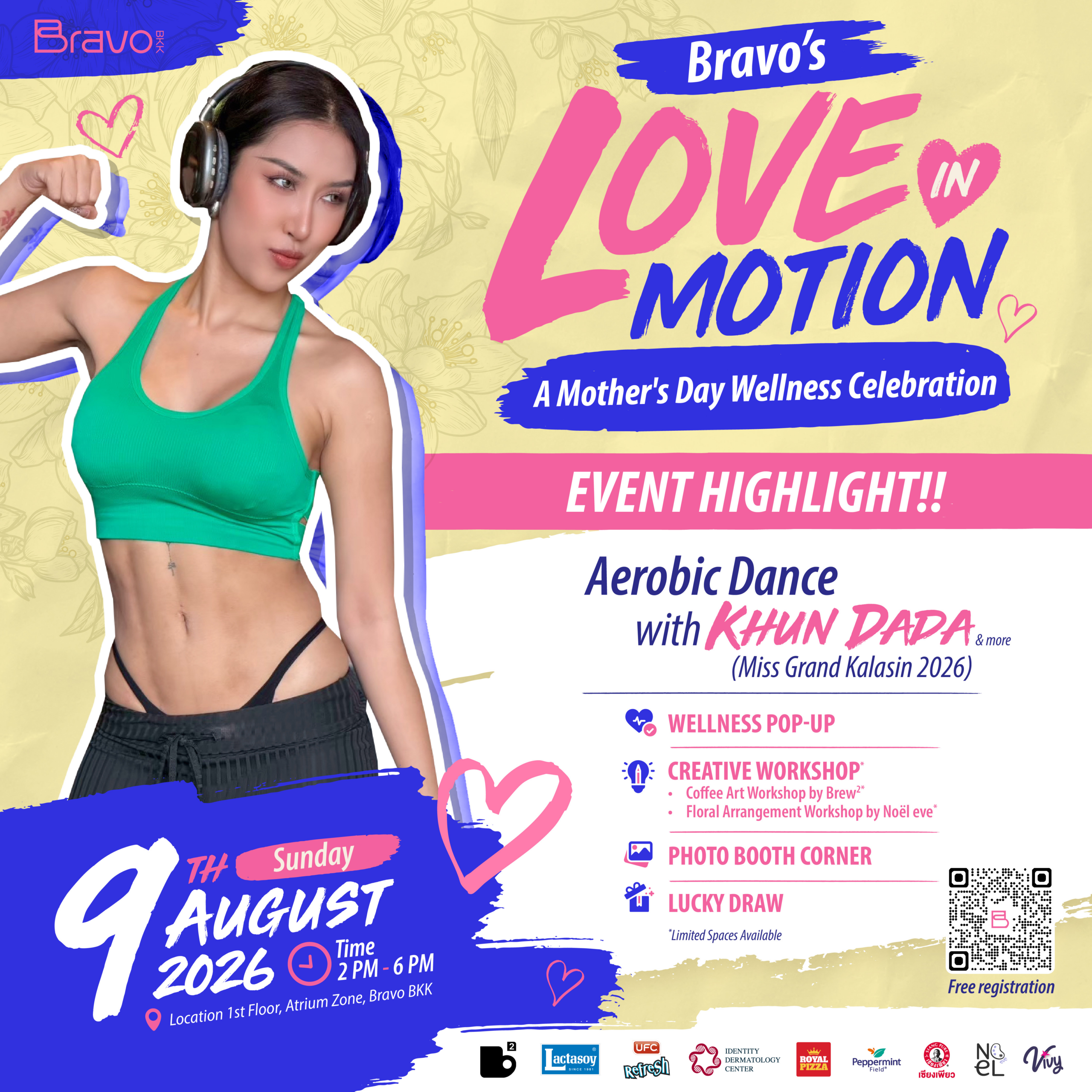 Bravo BKK ชวนร่วมสร้างความทรงจำดี ๆ ในวันแม่กับ “Bravo’s LOVE IN MOTION” งาน Wellness Celebration ที่ทุกคนในครอบครัวไม่ควรพลาด 9 สิงหาคมนี้